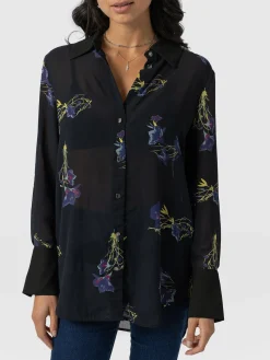 Discount Saint and Sofia Madison Shirt - Blue Lily Gardens