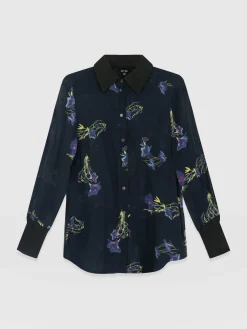 Discount Saint and Sofia Madison Shirt - Blue Lily Gardens