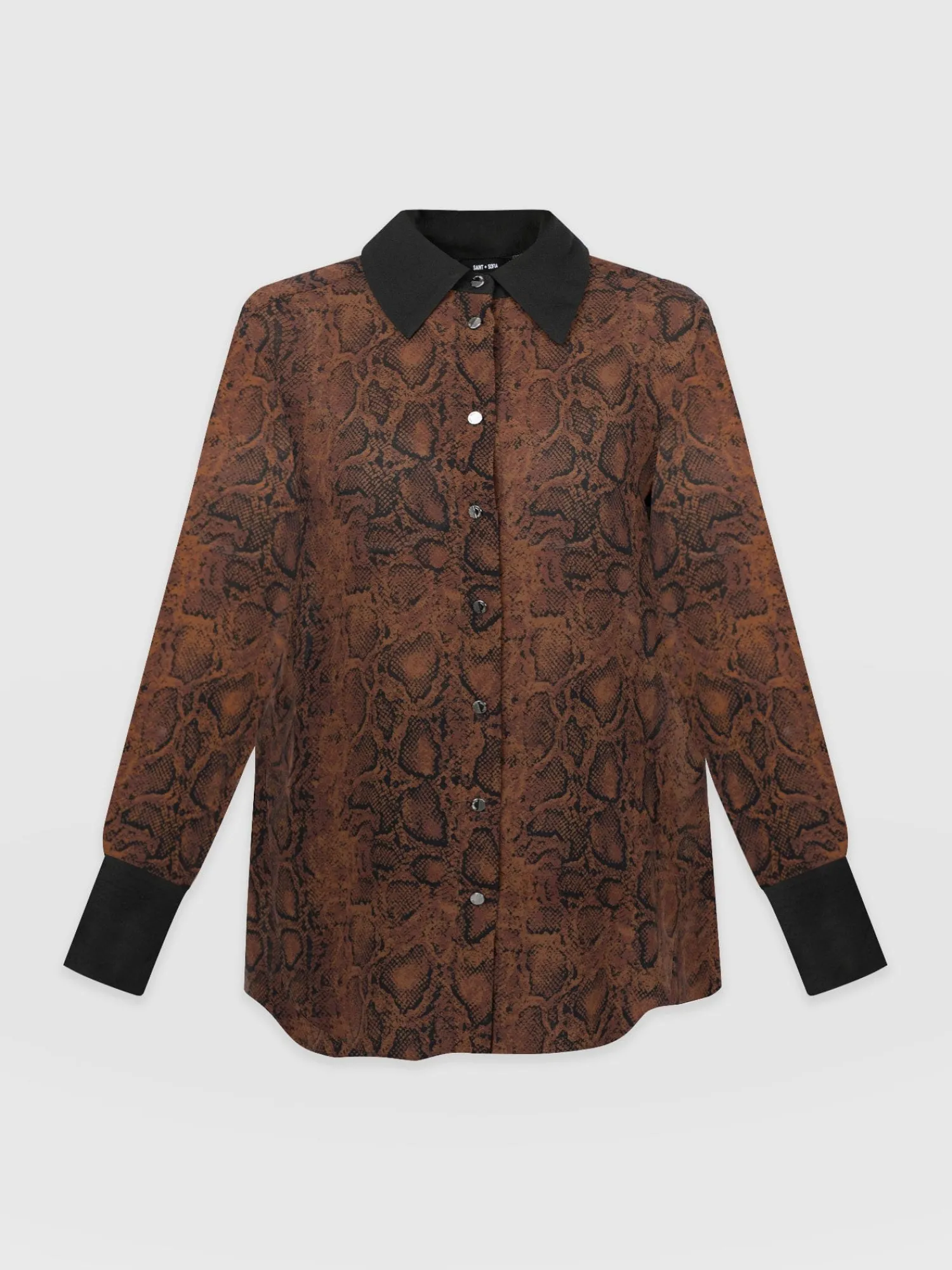 Best Saint and Sofia Madison Shirt - Brown Snake