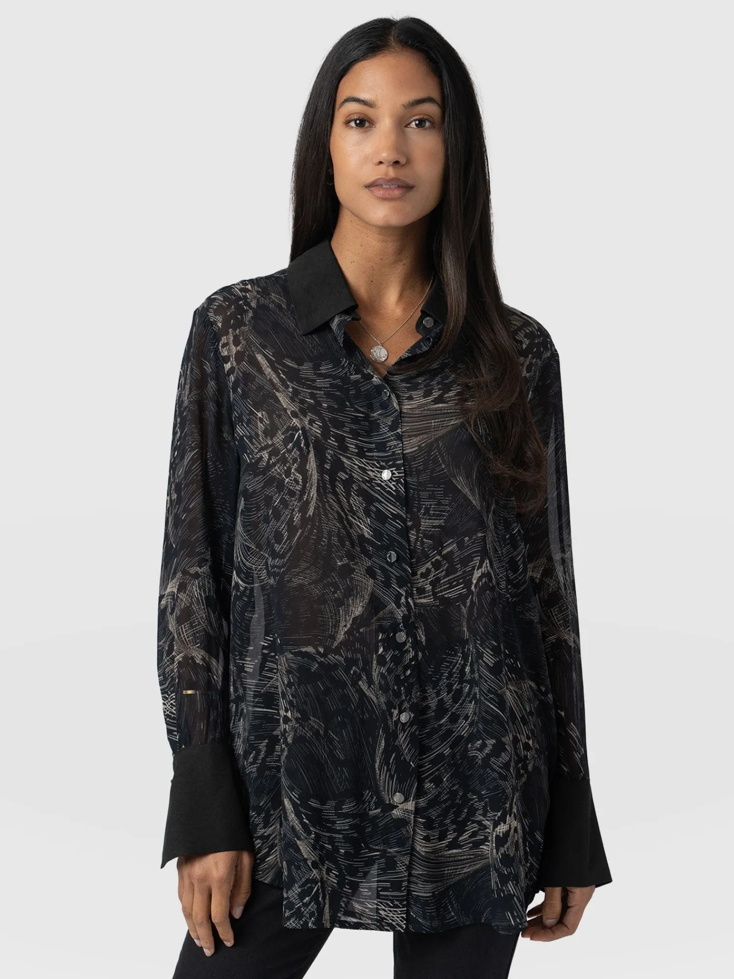 Outlet Saint and Sofia Madison Shirt - Spot Feather