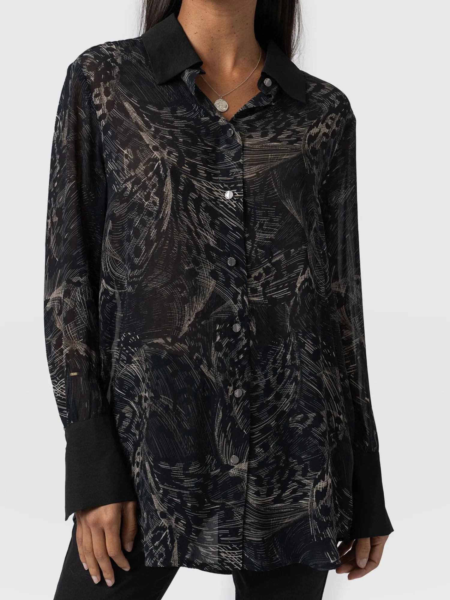 Outlet Saint and Sofia Madison Shirt - Spot Feather
