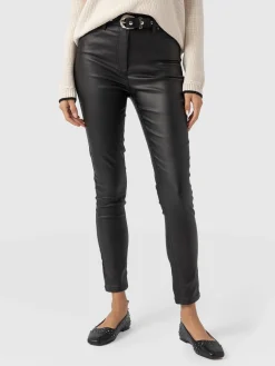 Discount Saint and Sofia Maeva Skinny Pant - Black Coated