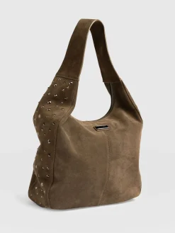 Fashion Saint and Sofia Margot Hobo Shoulder Bag - Khaki