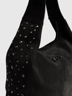 New Saint and Sofia Margot Hobo Shoulder Bag - Black