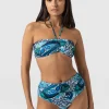 Sale Saint and Sofia Maya Bandeau Bikini Bottom - Paradise