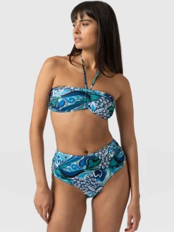 Sale Saint and Sofia Maya Bandeau Bikini Bottom - Paradise