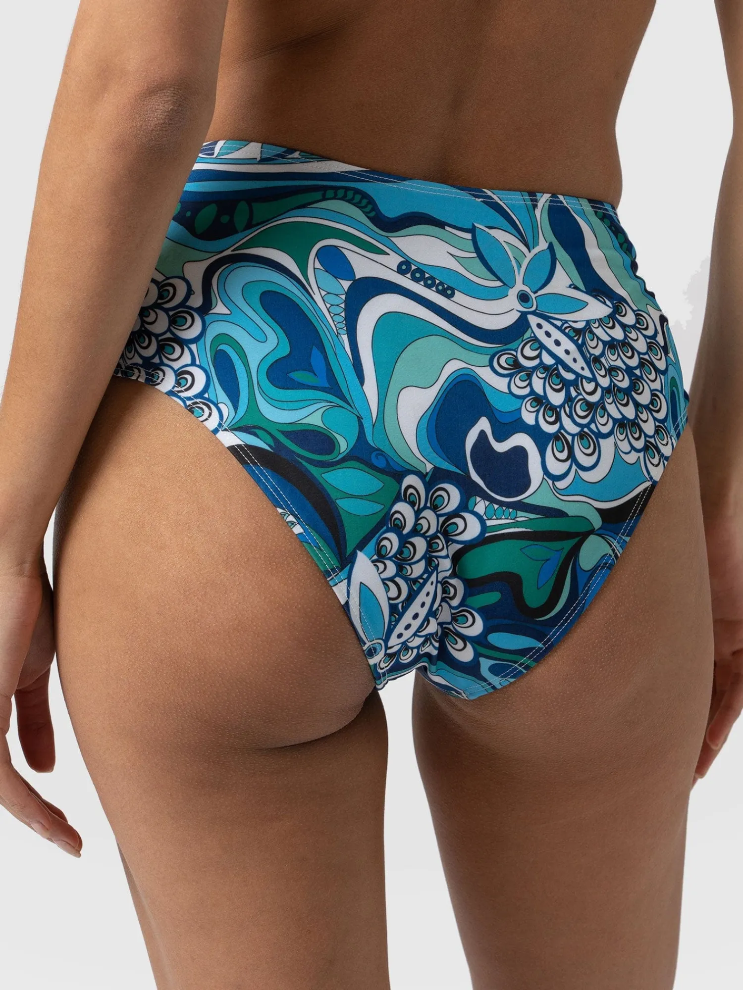 Sale Saint and Sofia Maya Bandeau Bikini Bottom - Paradise