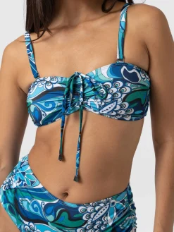 Fashion Saint and Sofia Maya Bandeau Bikini Top - Paradise