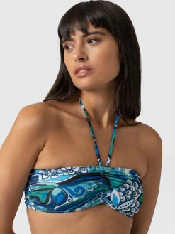 Fashion Saint and Sofia Maya Bandeau Bikini Top - Paradise