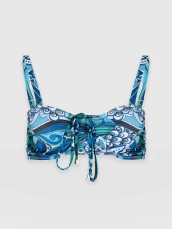 Fashion Saint and Sofia Maya Bandeau Bikini Top - Paradise