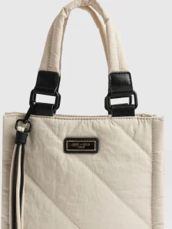 Discount Saint and Sofia Mini Penny Tote Bag - Cream