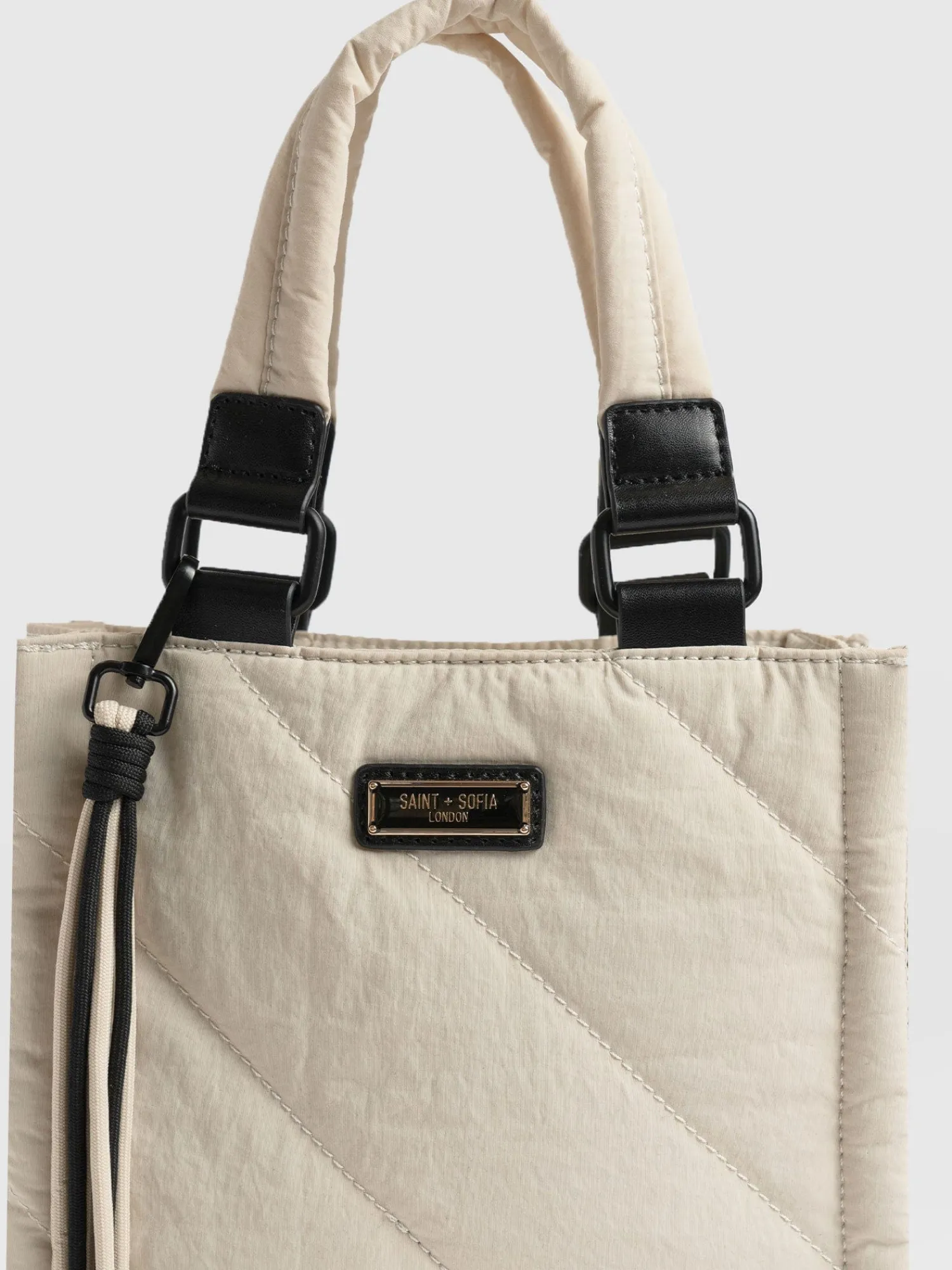 Discount Saint and Sofia Mini Penny Tote Bag - Cream