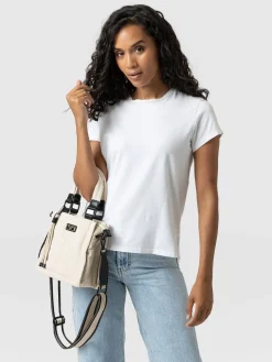 Discount Saint and Sofia Mini Penny Tote Bag - Cream