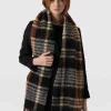 Best Saint and Sofia Nora Check Scarf - Orange