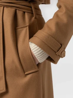 New Saint and Sofia Odette Coat - Camel