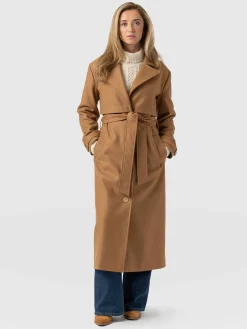 New Saint and Sofia Odette Coat - Camel