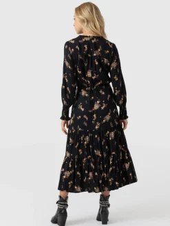 Sale Saint and Sofia Olivia Zip Up Dress - Highland Paisley