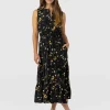 New Saint and Sofia Orla Dress - Black Floral