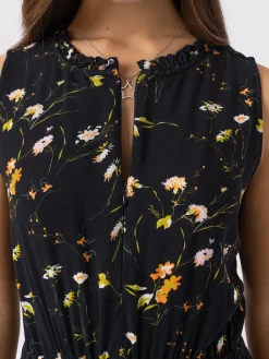 New Saint and Sofia Orla Dress - Black Floral