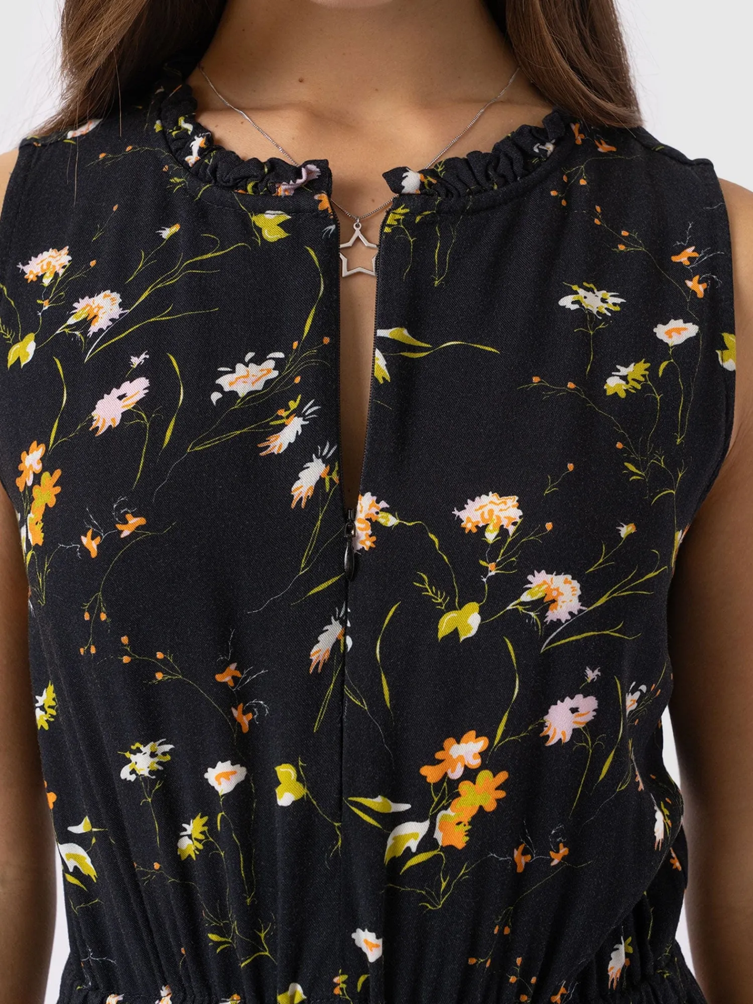 New Saint and Sofia Orla Dress - Black Floral