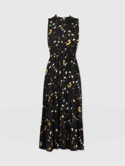 New Saint and Sofia Orla Dress - Black Floral