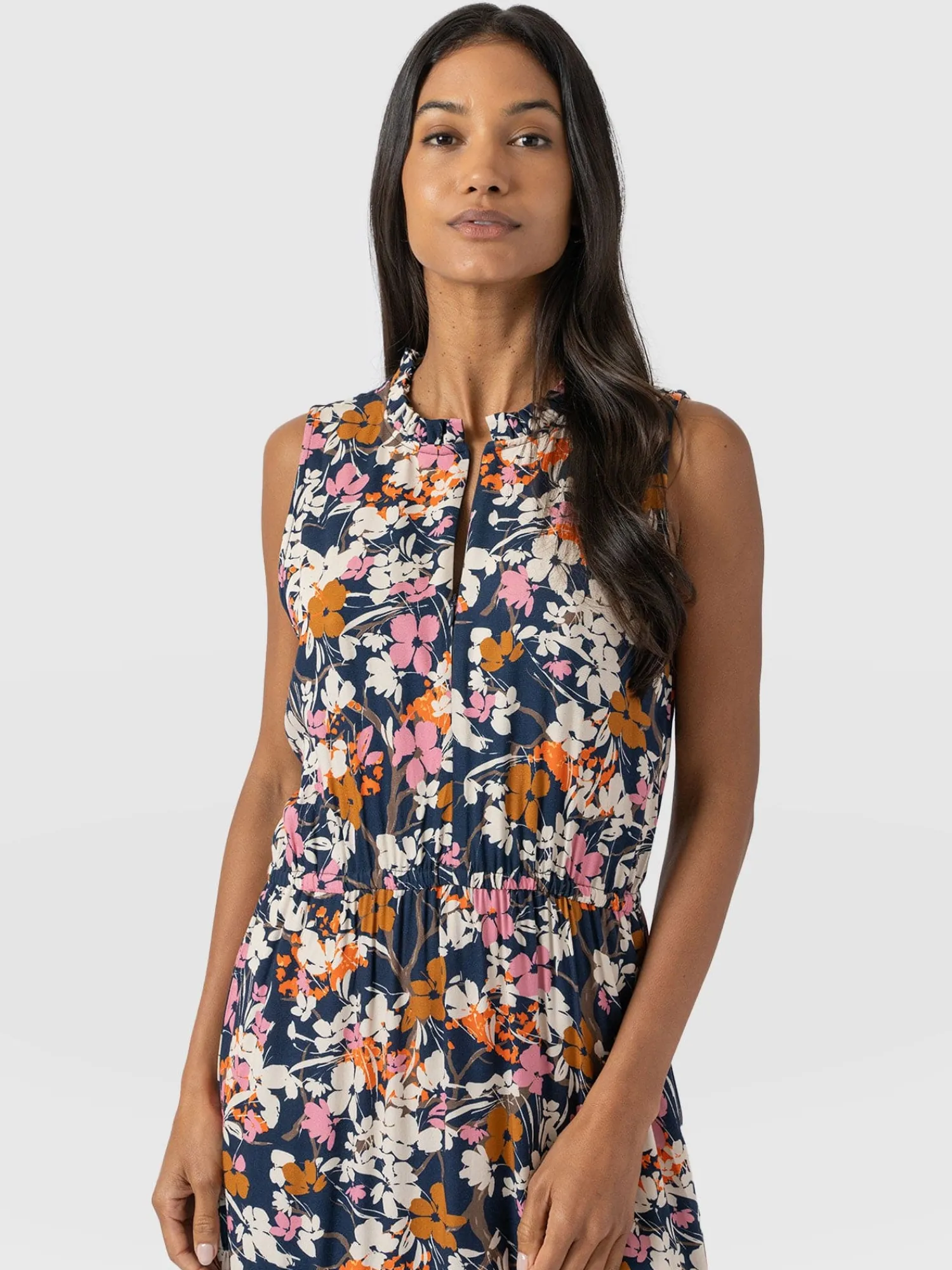 Best Saint and Sofia Orla Dress - Navy Cream Floral