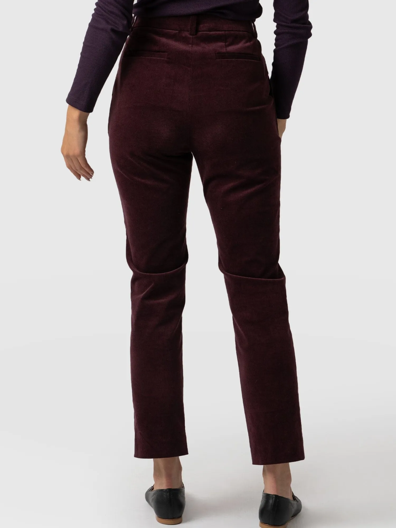 Fashion Saint and Sofia Palmer Pant Corduroy - Plum