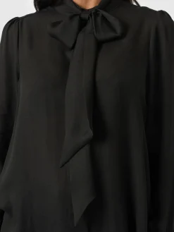 Fashion Saint and Sofia Paxton Pussybow Blouse - Black