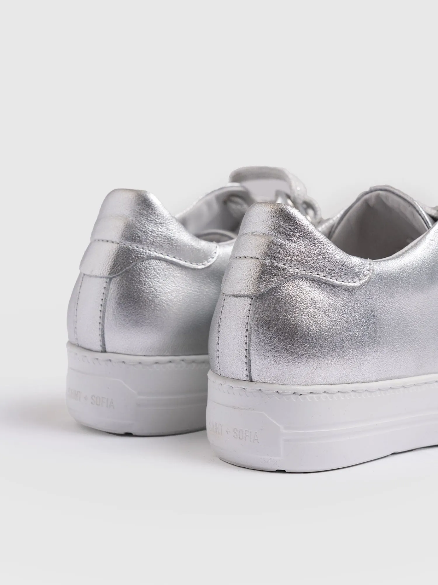 Sale Saint and Sofia Portland Sneaker - Silver