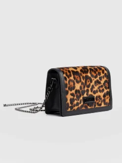 Outlet Saint and Sofia Primrose Wallet on Chain - Leopard