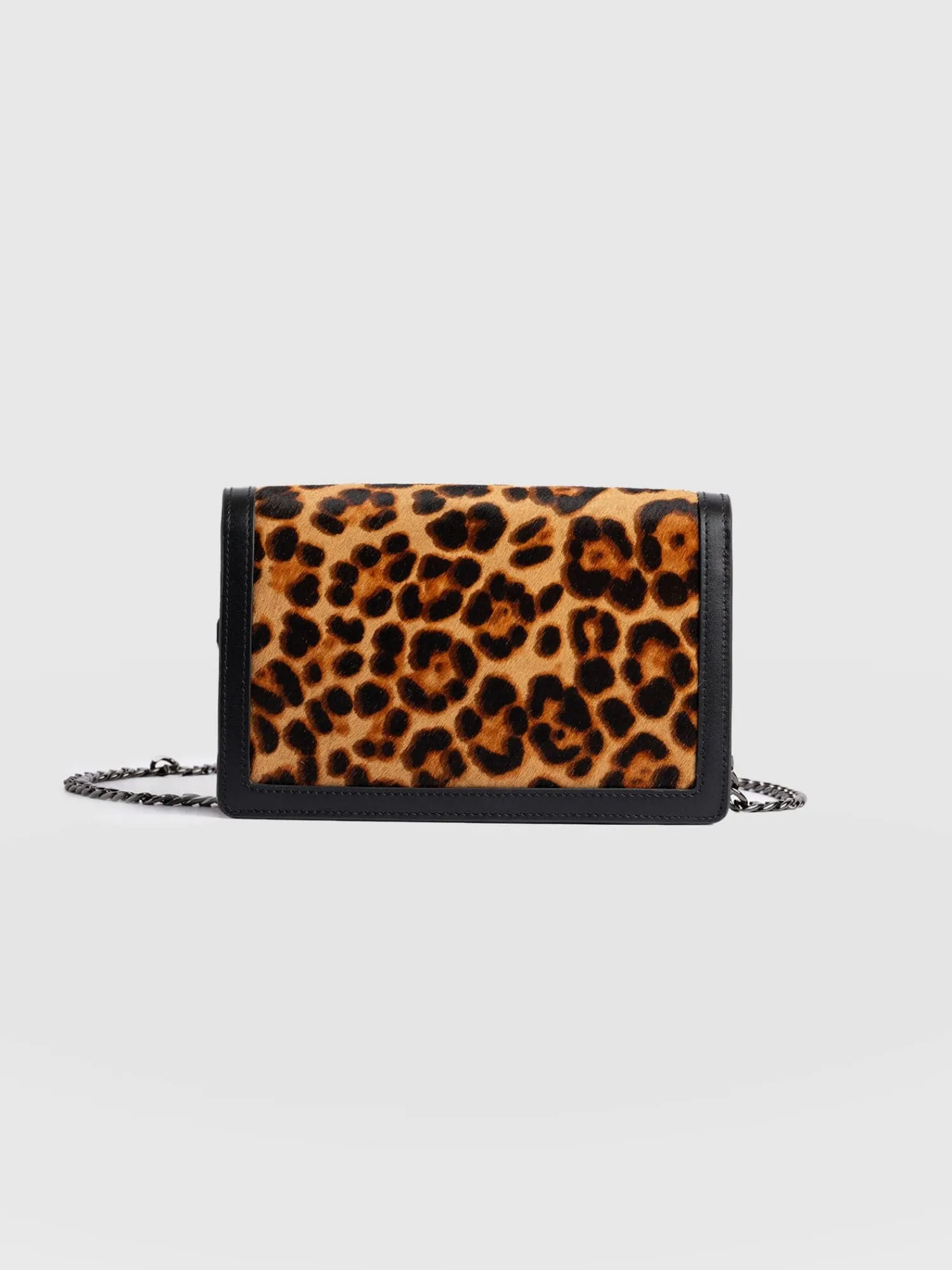 Outlet Saint and Sofia Primrose Wallet on Chain - Leopard