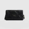 Online Saint and Sofia Quilted Keira Cross Body Bag - Black