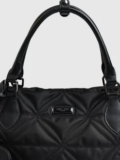 Discount Saint and Sofia Quilted Selene Shopper Bag - Black