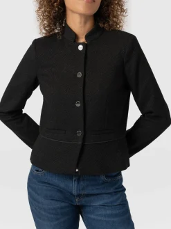 Sale Saint and Sofia Ramone Jacket - Zebra Jacquard