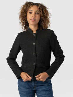 Sale Saint and Sofia Ramone Jacket - Zebra Jacquard