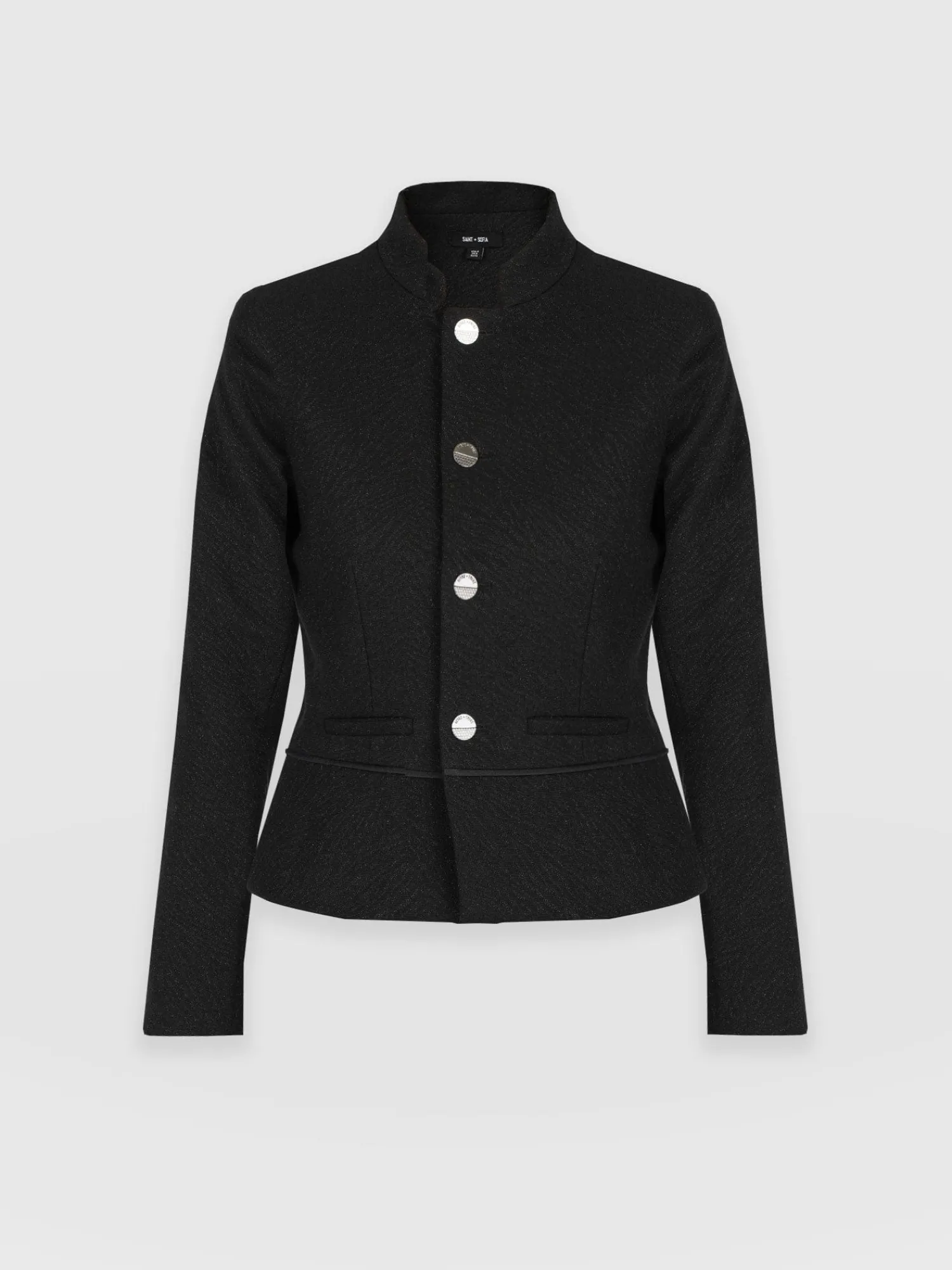 Sale Saint and Sofia Ramone Jacket - Zebra Jacquard