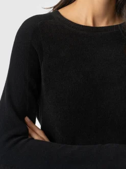 Online Saint and Sofia Raya Knit Dress - Black