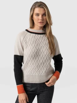 New Saint and Sofia Rayner Cashmere Jumper - Beige