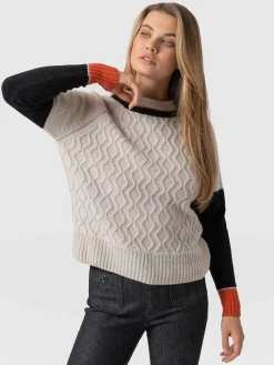 New Saint and Sofia Rayner Cashmere Jumper - Beige