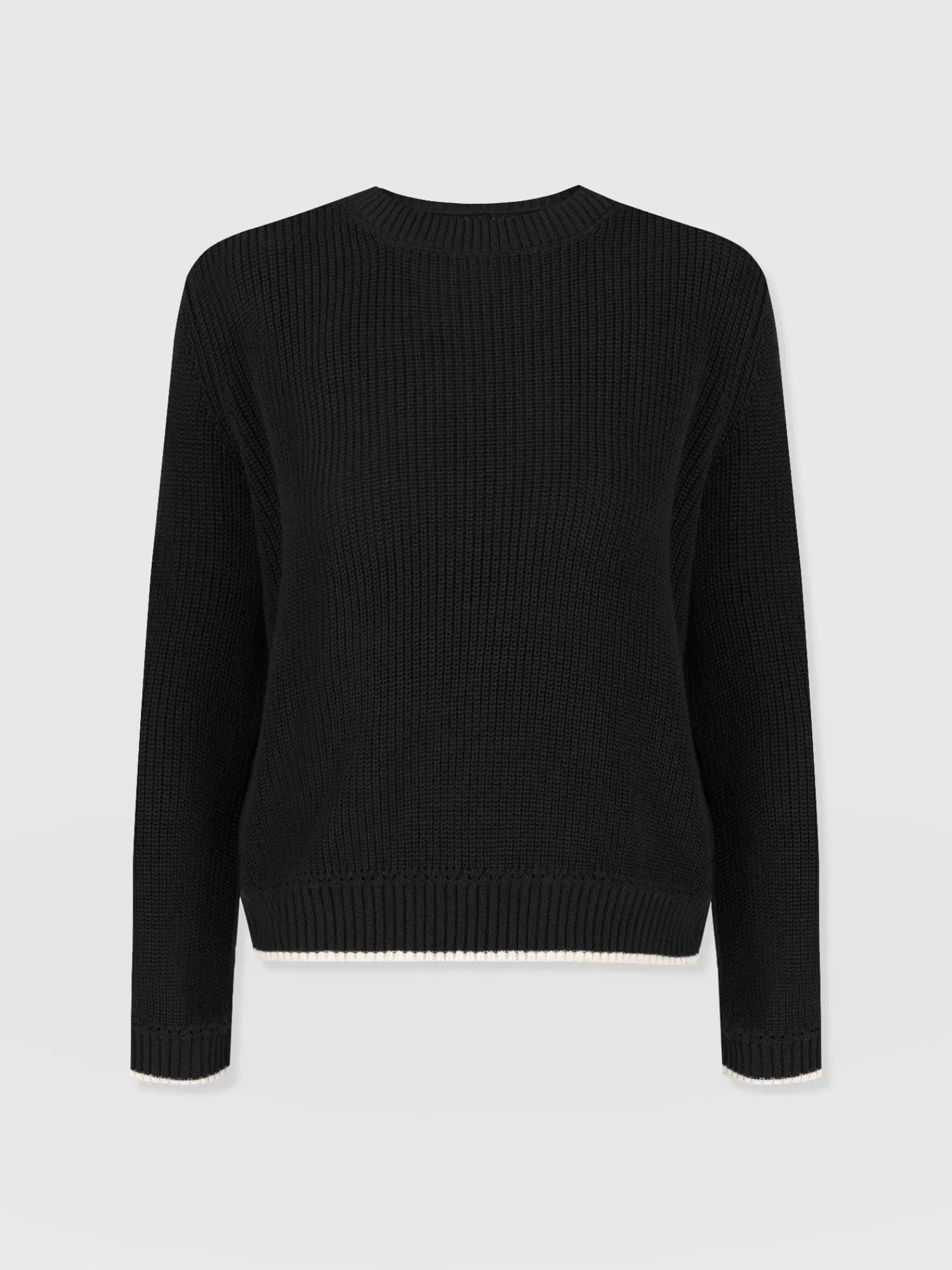 Sale Saint and Sofia Remy Crop Sweater - Black