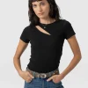 New Saint and Sofia Reveal Tee - Black
