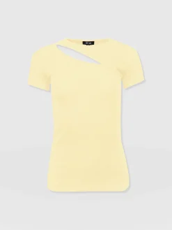 Sale Saint and Sofia Reveal Tee - Yellow
