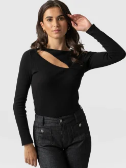 New Saint and Sofia Reveal Tee Long Sleeve - Black