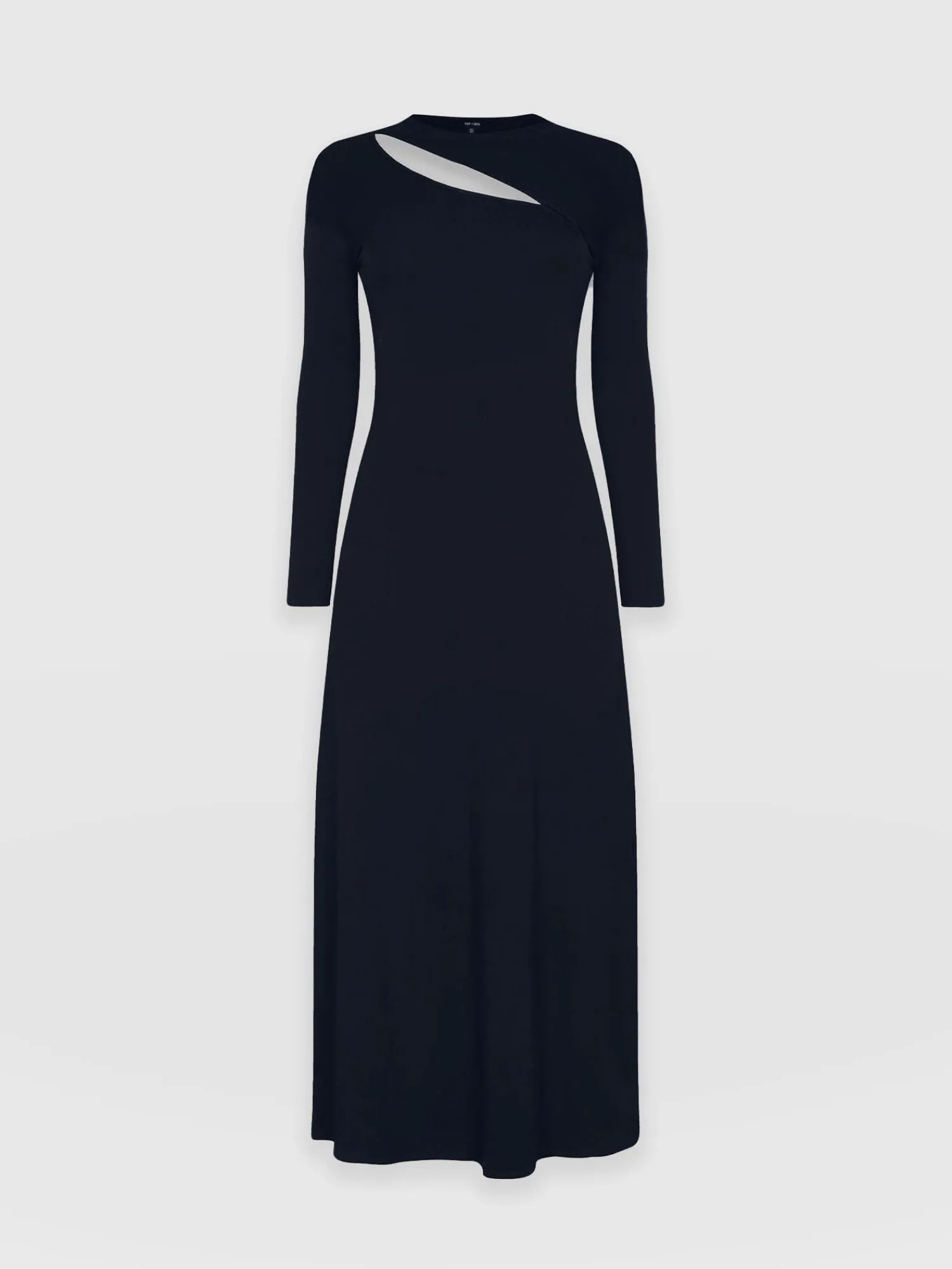 Clearance Saint and Sofia Reveal Viscose Runway Dress - Navy
