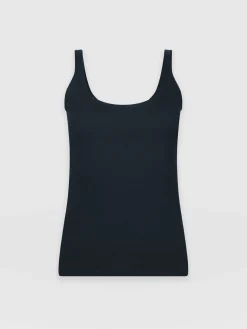 Clearance Saint and Sofia Rib Cami - Navy