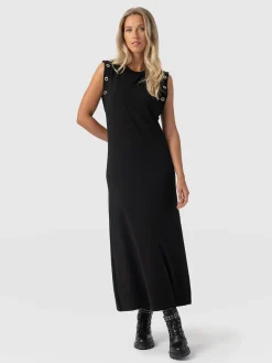 Hot Saint and Sofia Rowan Dress - Black Eyelet