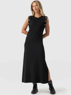 Hot Saint and Sofia Rowan Dress - Black Eyelet
