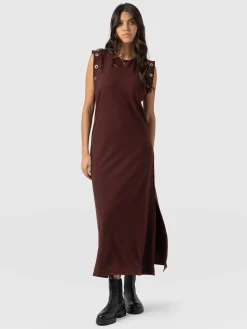 Sale Saint and Sofia Rowan Dress - Maroon