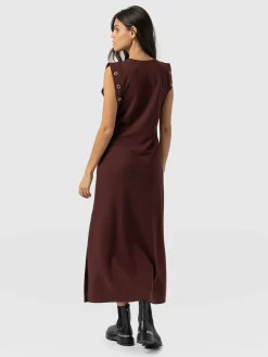 Sale Saint and Sofia Rowan Dress - Maroon