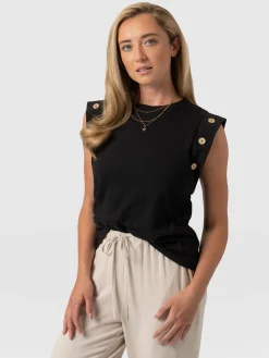 Sale Saint and Sofia Rowan Tee - Black